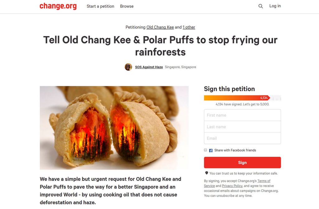 change org is how singaporeans complain now rice